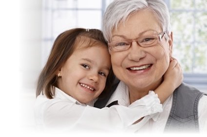 Grandma and little girl treated family dentistry at Osborne Family Dental